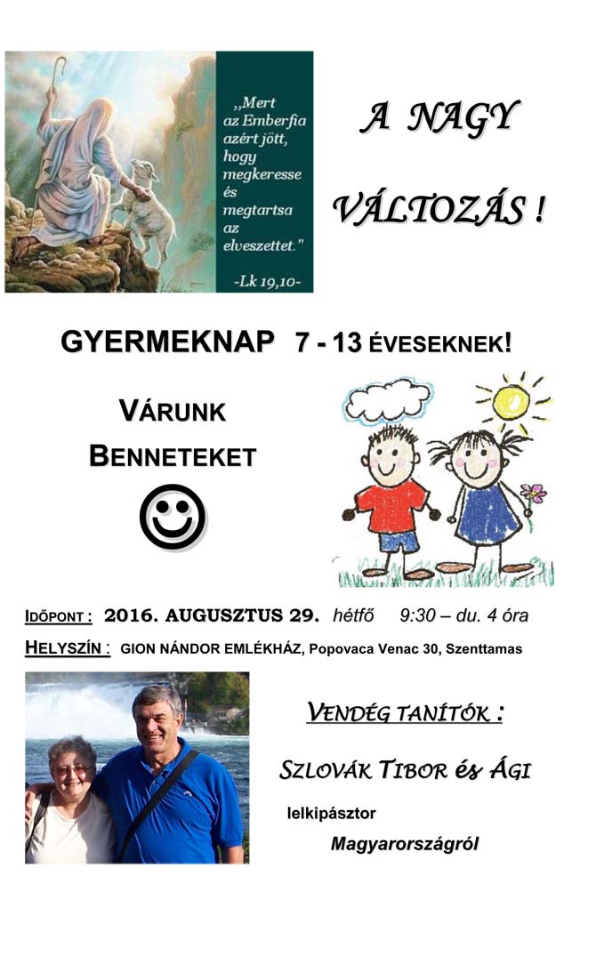 Napközis felhívás 